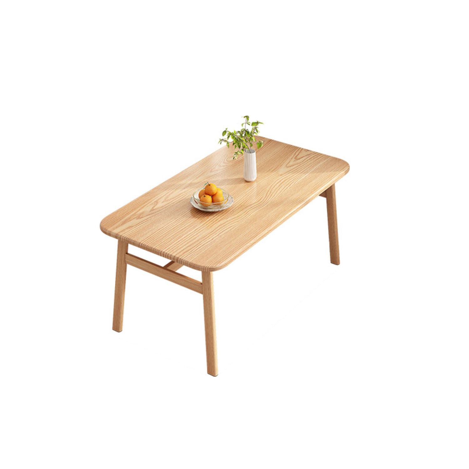 Contemporary Rectangle Kitchen Dinner Table 4 Legs Dining Table