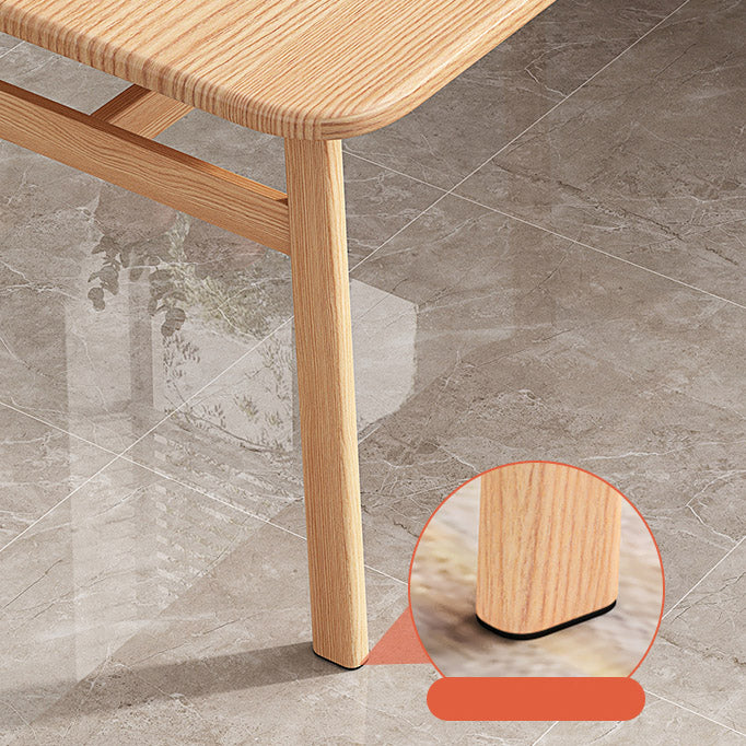 Contemporary Rectangle Kitchen Dinner Table 4 Legs Dining Table