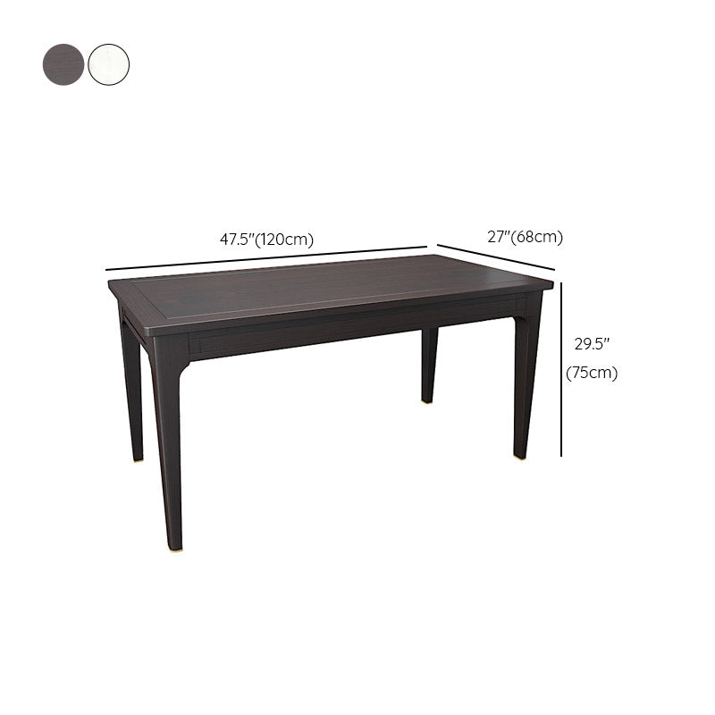 Rectangle Counter Dining Table Traditional Dinner Room Kitchen Table