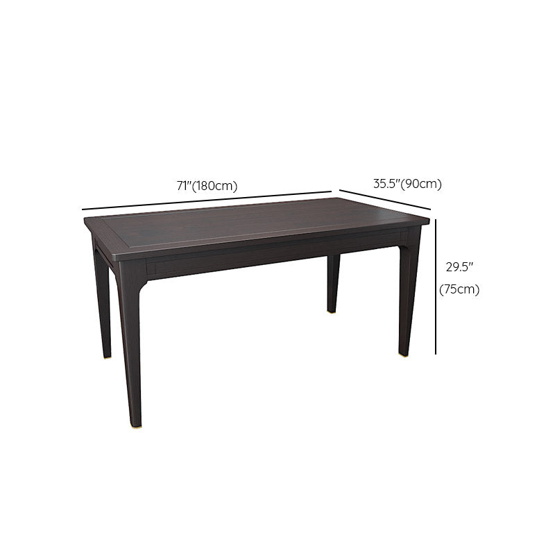 Rectangle Counter Dining Table Traditional Dinner Room Kitchen Table