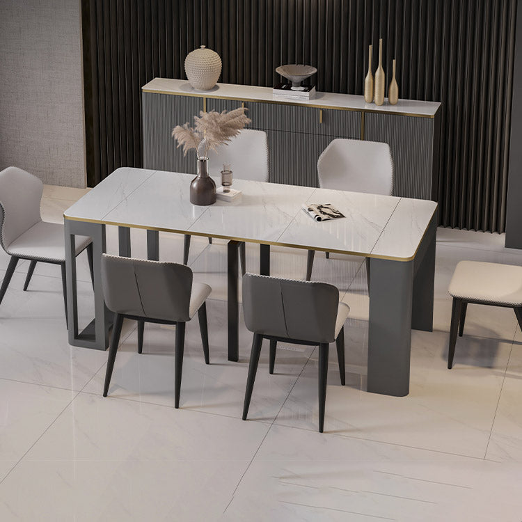 Rectangle Dining Room Dinner Kitchen Table Contemporary Dining Table
