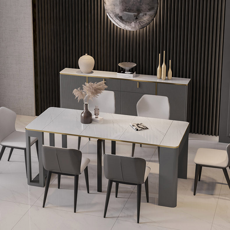 Rectangle Dining Room Dinner Kitchen Table Contemporary Dining Table