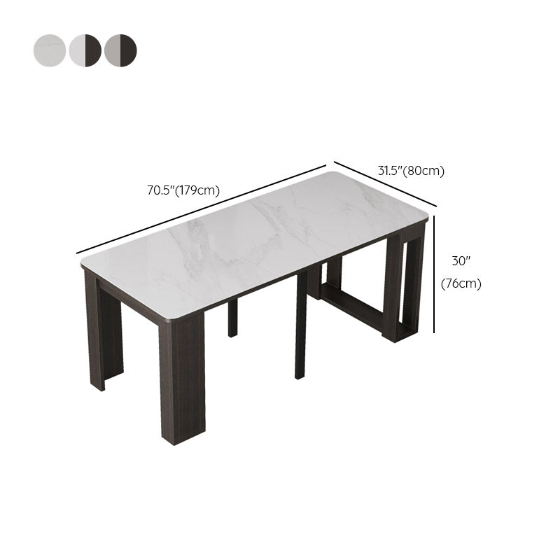 Rectangle Dining Room Dinner Kitchen Table Contemporary Dining Table