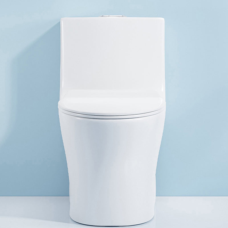 Modern Seat Included Flush Toilet 1-Piece White Urine Toilet for Bathroom