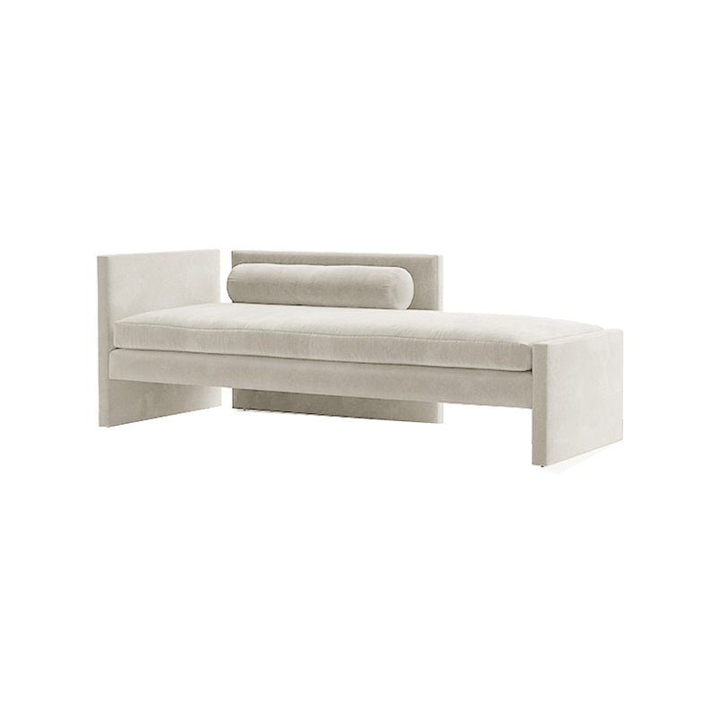 Living Room Chaise Square Arms Modern Style Chaise Lounge with Upholster
