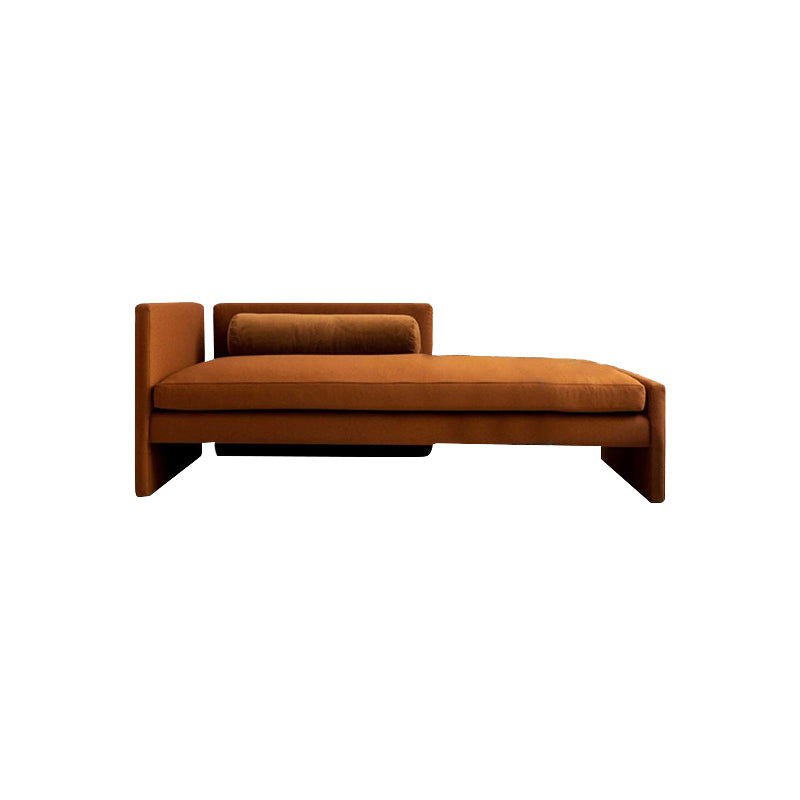 Living Room Chaise Square Arms Modern Style Chaise Lounge with Upholster