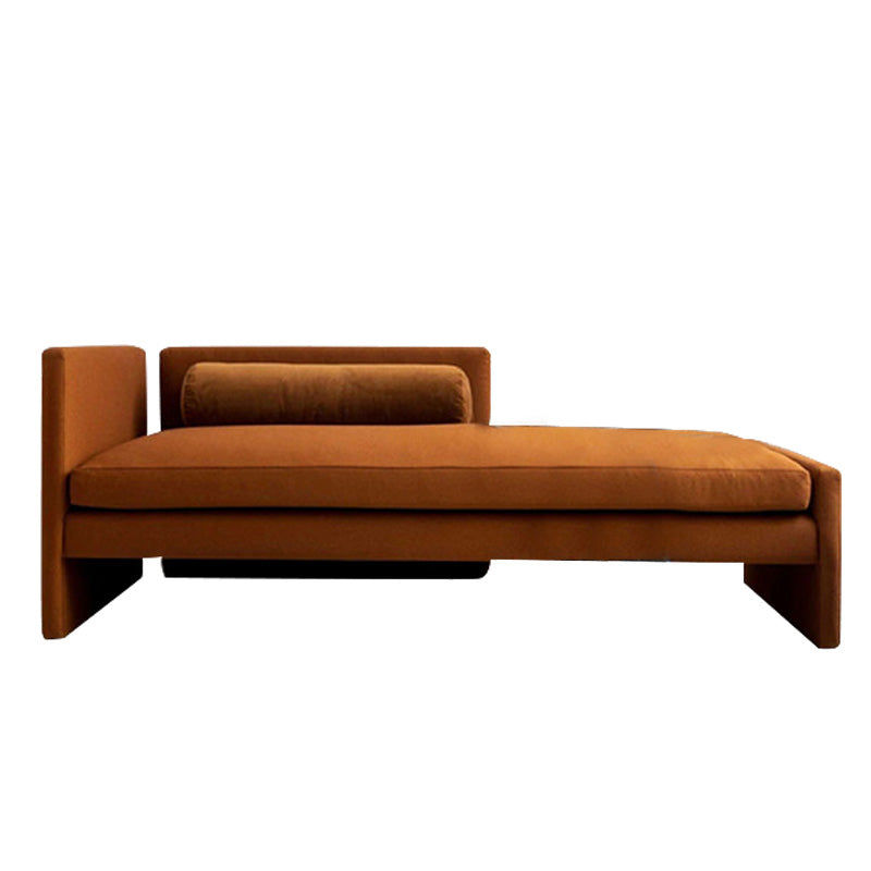 Living Room Chaise Square Arms Modern Style Chaise Lounge with Upholster