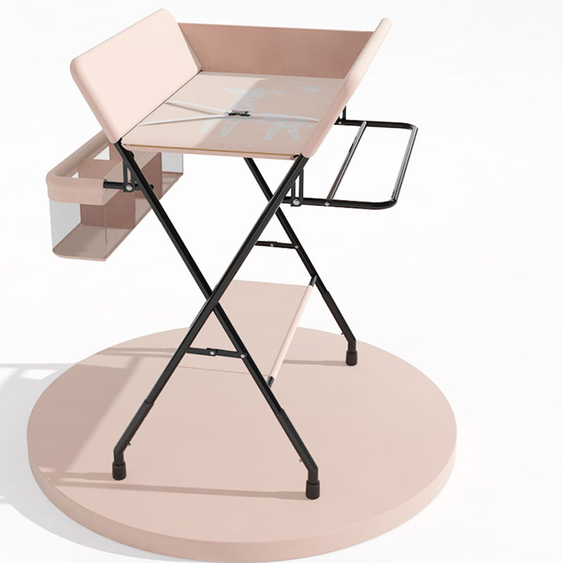 Metal Baby Changing Table with Shelf,  Folding Changing Table