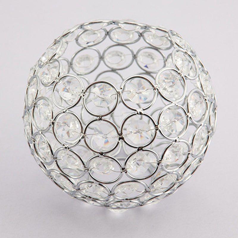 Modernist Wall Sconce Silver Wall Light Fixture for Living Room