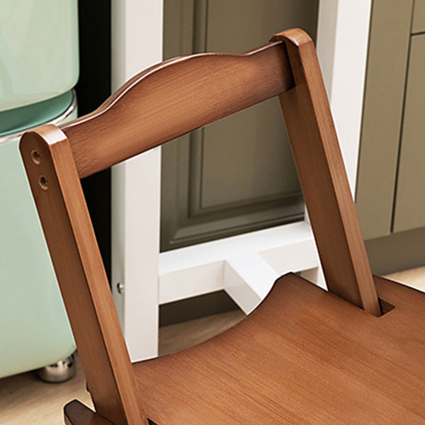 Folding Counter and Bar Stool Modern Style Wood Stool for Living Room