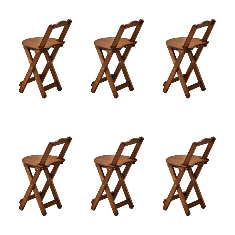 Folding Counter and Bar Stool Modern Style Wood Stool for Living Room