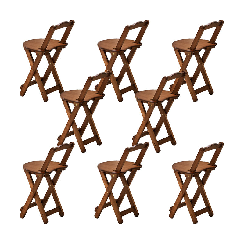 Folding Counter and Bar Stool Modern Style Wood Stool for Living Room