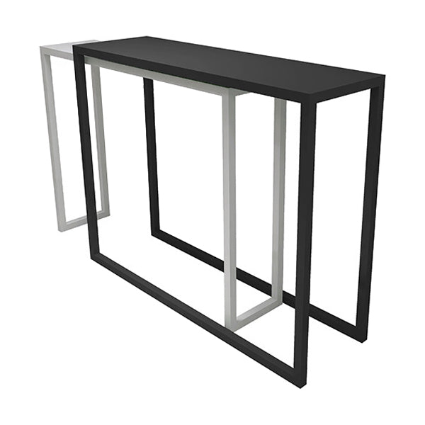 Modern Iron Rectangle Bar Table Metal Base for Milk Tea Shop