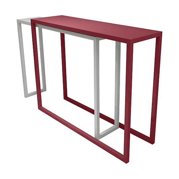 Modern Iron Rectangle Bar Table Metal Base for Milk Tea Shop