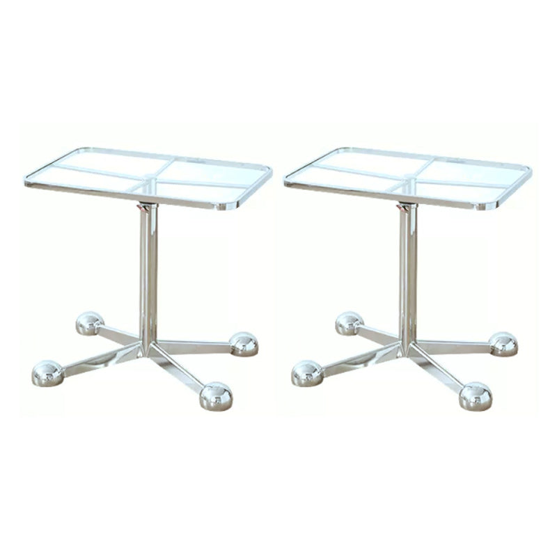 15"W Contemporary Corner Table Rectangular Accent Side Table