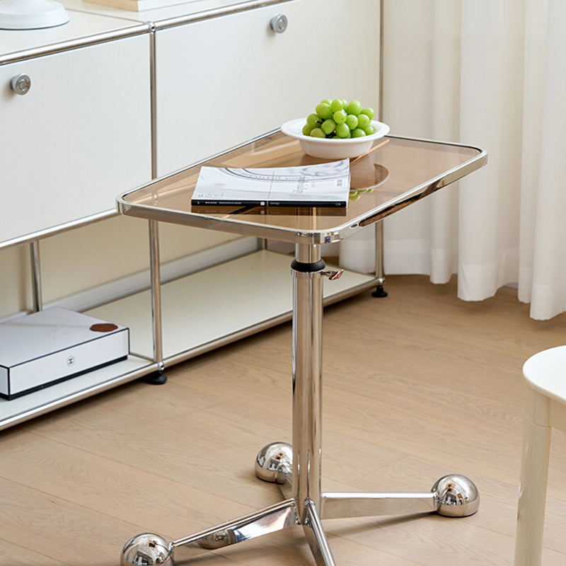 15"W Contemporary Corner Table Rectangular Accent Side Table