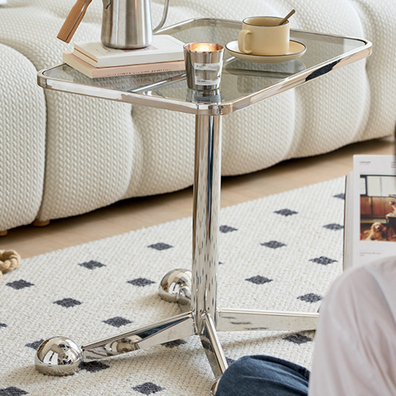 15"W Contemporary Corner Table Rectangular Accent Side Table