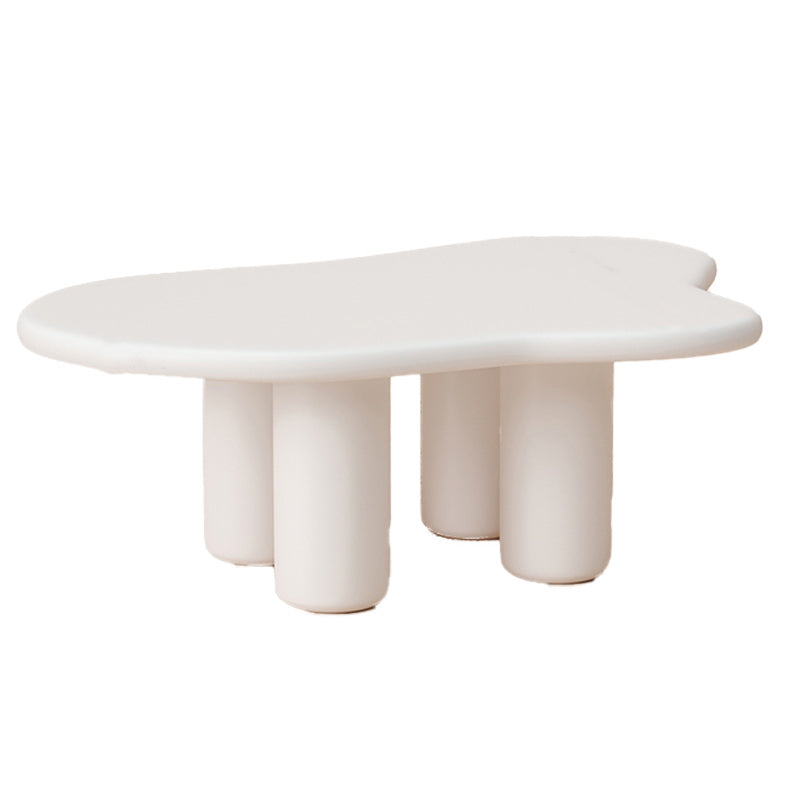 30" Wide Contemporary Corner Table Wood 4 Legs Accent Side Table