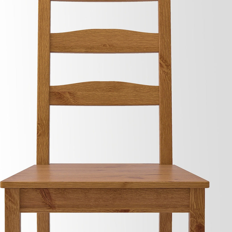 Dining Room Armless Dining Chair Solid Wood Ladder Back Side Chair
