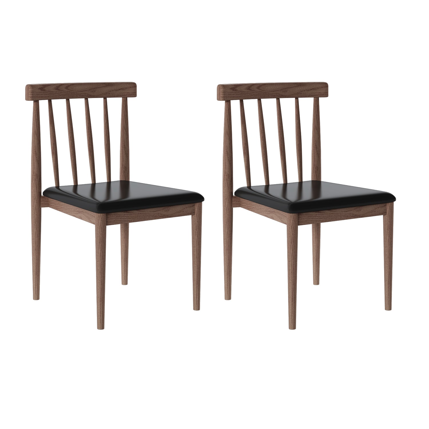 Dining Room Armless Dining Chair Home Slat Back Dining Chair
