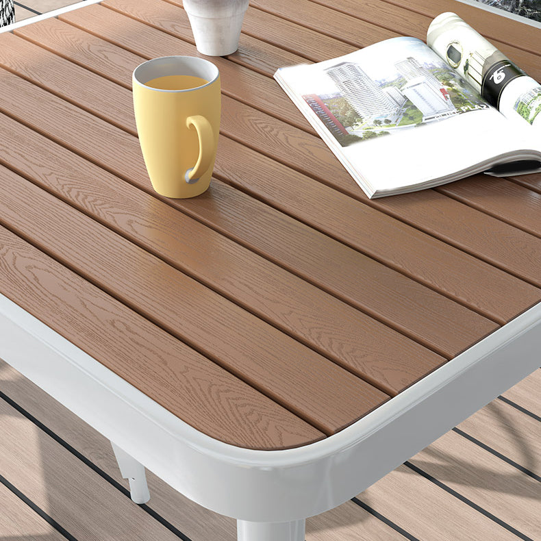 Modern Square Picnic Table Set 1/2/3 Pcs Manufactured Wood Picnic Set