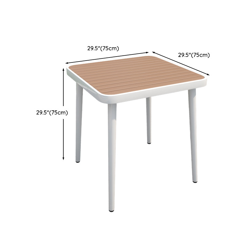 Modern Square Picnic Table Set 1/2/3 Pcs Manufactured Wood Picnic Set