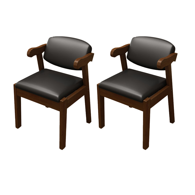 Open Back Arm Chairs Upholstered Dining Chairs for Dining Room