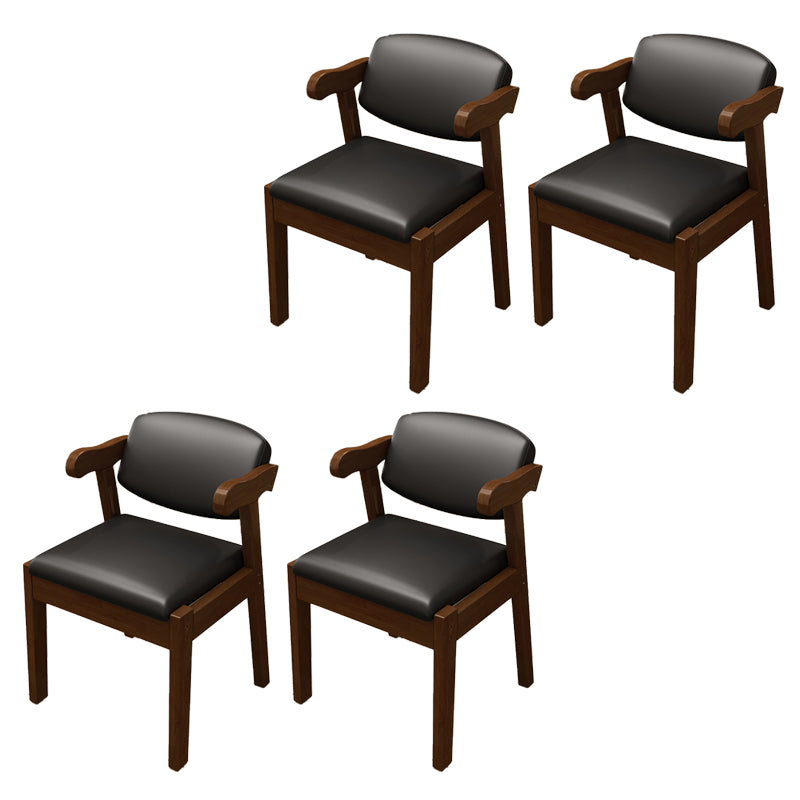Open Back Arm Chairs Upholstered Dining Chairs for Dining Room