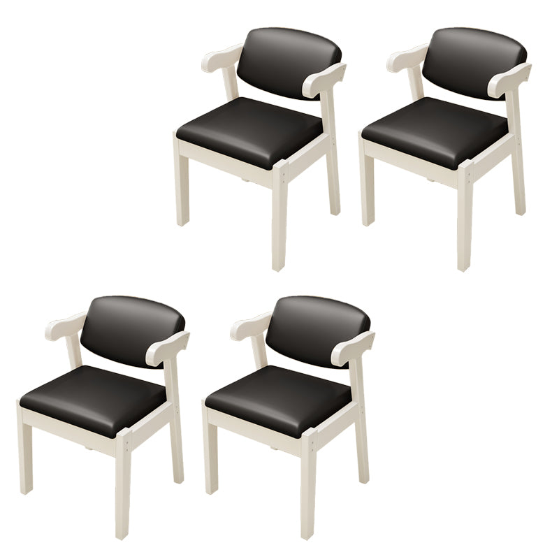 Open Back Arm Chairs Upholstered Dining Chairs for Dining Room