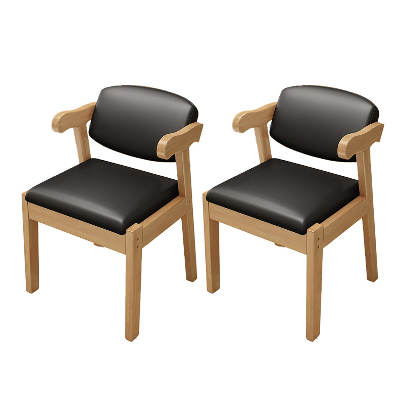 Open Back Arm Chairs Upholstered Dining Chairs for Dining Room