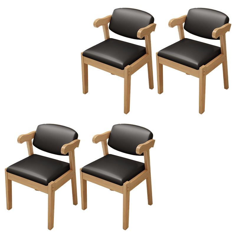Open Back Arm Chairs Upholstered Dining Chairs for Dining Room