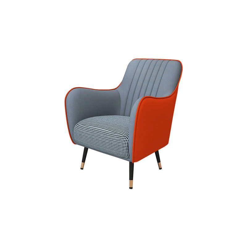 Indoor Faux Leather Dining Arm Chair Upholstered Parsons Chair with 4 Legs