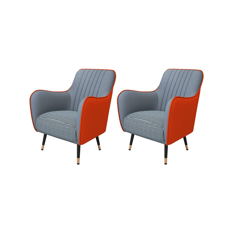 Indoor Faux Leather Dining Arm Chair Upholstered Parsons Chair with 4 Legs