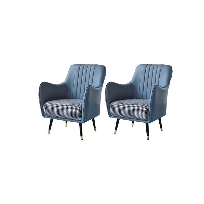 Indoor Faux Leather Dining Arm Chair Upholstered Parsons Chair with 4 Legs