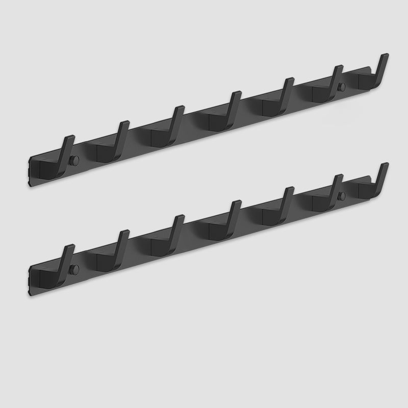 Matte Finish Modern Bathroom Hardware 2 - Piece Bath Hardware Set, Robe Hooks