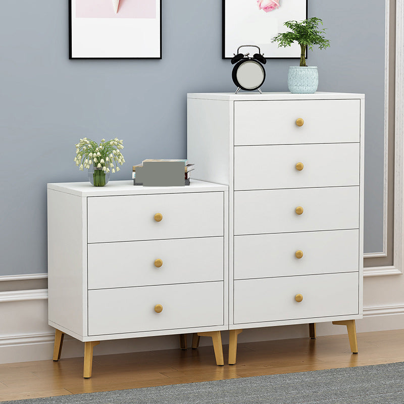 Classic Glam Storage Chest Manufactured Wood Dresser with Multi Drawers