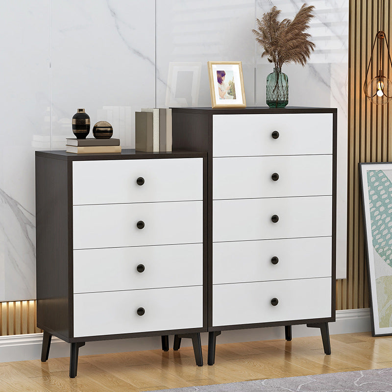 Classic Glam Storage Chest Manufactured Wood Dresser with Multi Drawers
