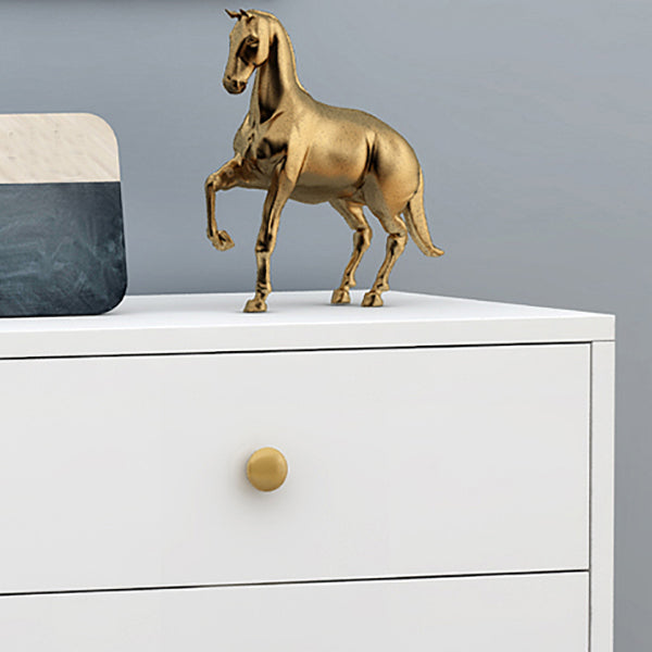 Classic Glam Storage Chest Manufactured Wood Dresser with Multi Drawers