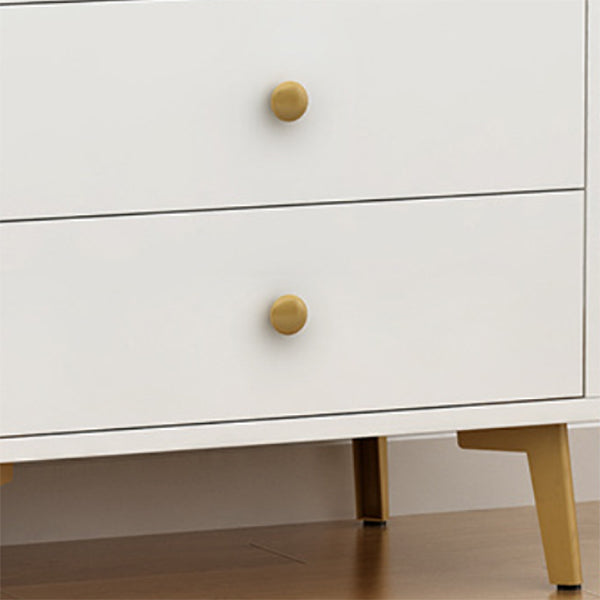 Classic Glam Storage Chest Manufactured Wood Dresser with Multi Drawers