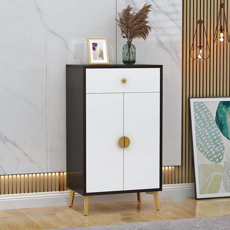 Classic Glam Storage Chest Manufactured Wood Dresser with Multi Drawers