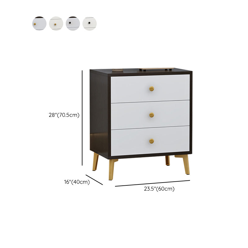 Classic Glam Storage Chest Manufactured Wood Dresser with Multi Drawers