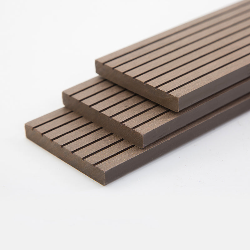 Wire Brushed Floor Tile Click Lock Engineered Wood for Patio Garden