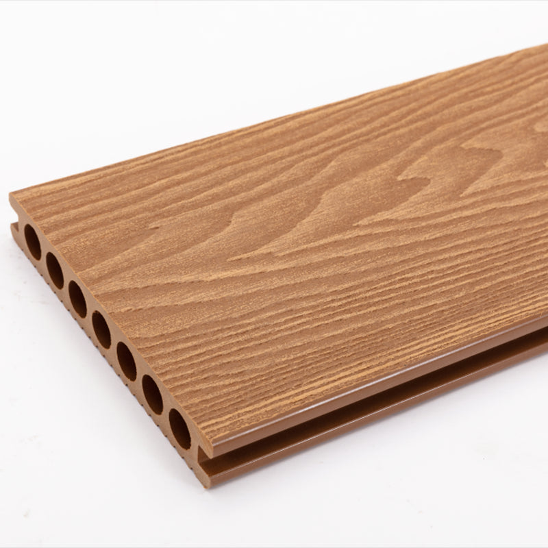 Wire Brushed Floor Tile Click Lock Engineered Wood for Patio Garden