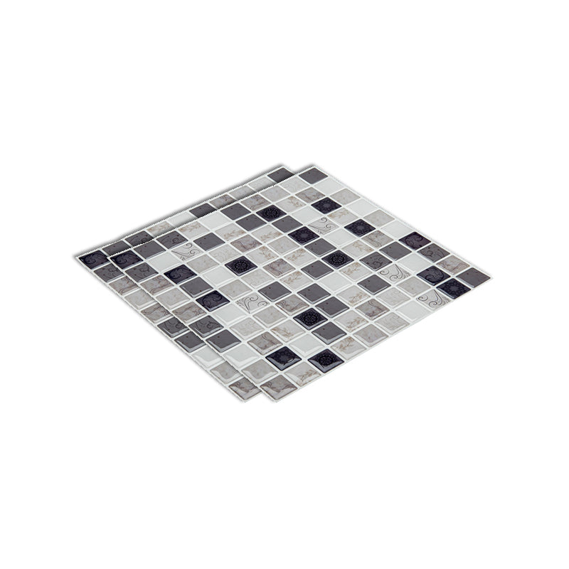 Plastic Peel & Stick Subway Tile Modern Simple Subway Tile Wallpaper