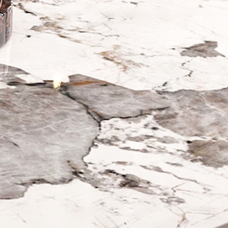 Modern Round Stone Dining Table 1/3 Pieces Dining Set for Kitchen