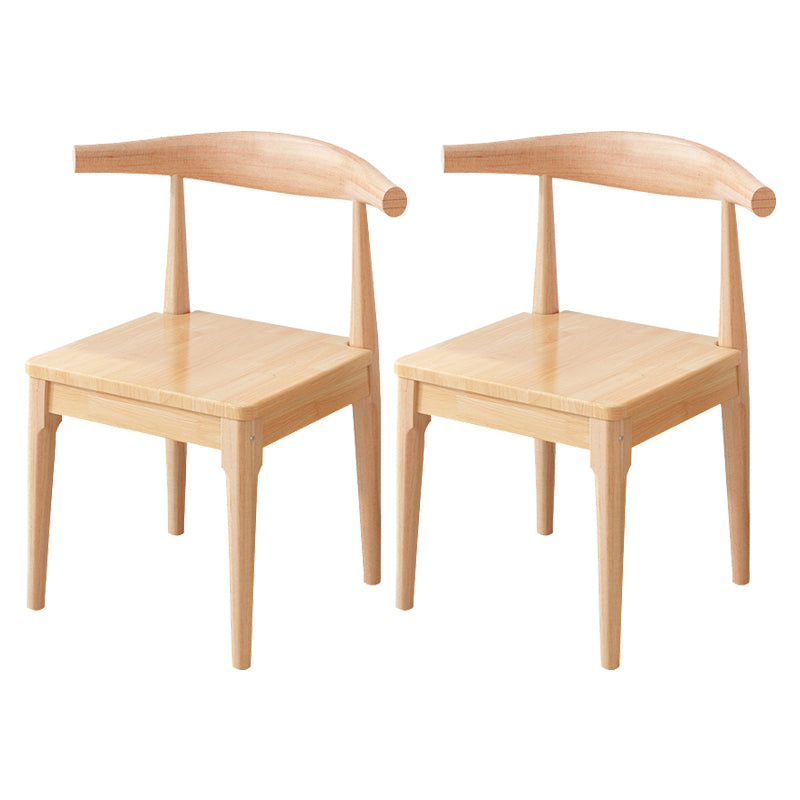 Rubber Wood Solid Wood Dining Table Set 1/2/5/7 Pieces Dining Set for Kitchen