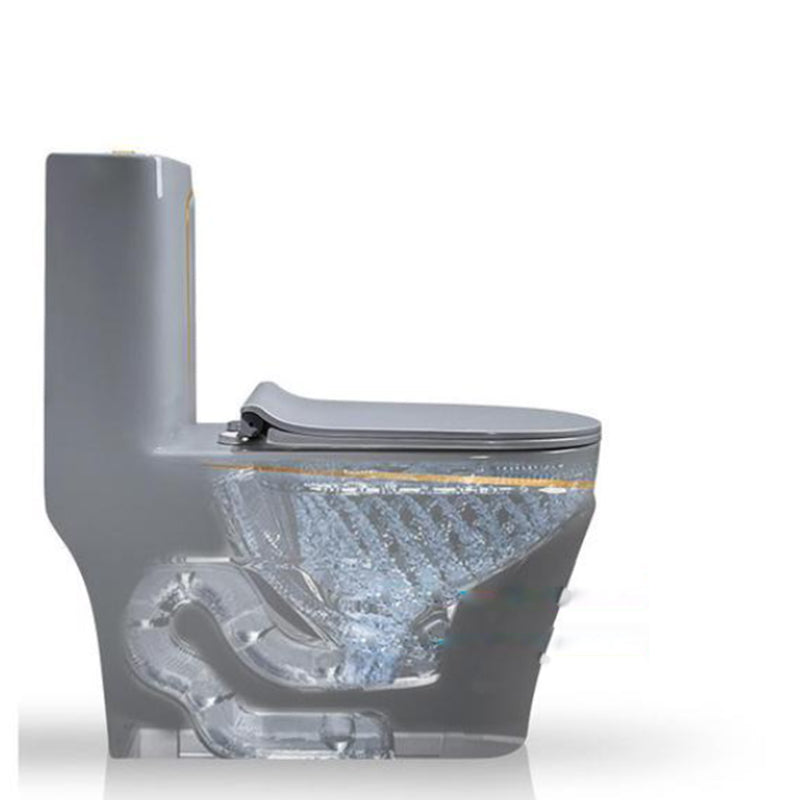 Traditional Ceramic Flush Toilet Siphon Jet Urine Toilet for Bathroom