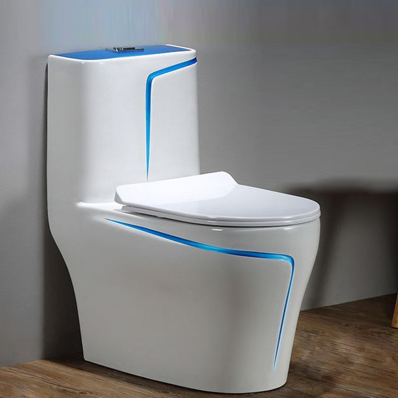 Traditional Siphon Jet Flush Toilet One Piece Urine Toilet for Bathroom
