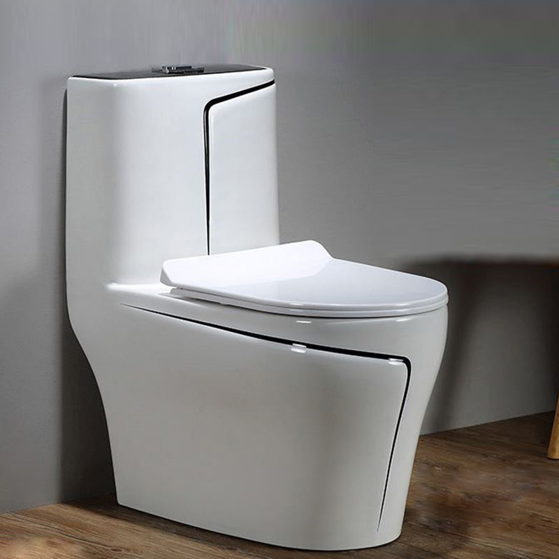 Traditional Siphon Jet Flush Toilet One Piece Urine Toilet for Bathroom