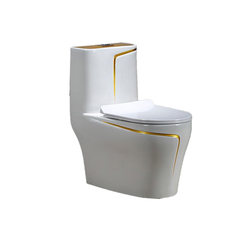 Traditional Siphon Jet Flush Toilet One Piece Urine Toilet for Bathroom